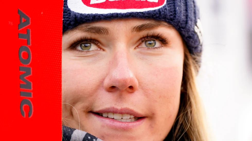 En ryggskada stoppar Mikaela Shiffrin från världscuppremiären i Sölden. Arkivbild.