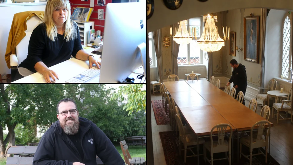 Malin Vinblad och Manne Malmros har varit tvungna att tänka om i samband med pandemin. 