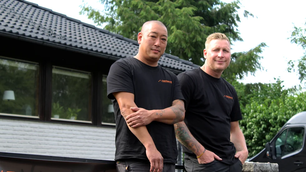 Företagarna Jonas Hägg och Joakim Strandberg är ett av de företag som startades under corona utbrottet.