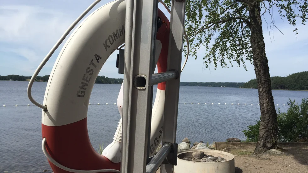 Klämmingsbadet var en av badplatserna med tjänligt vatten. 