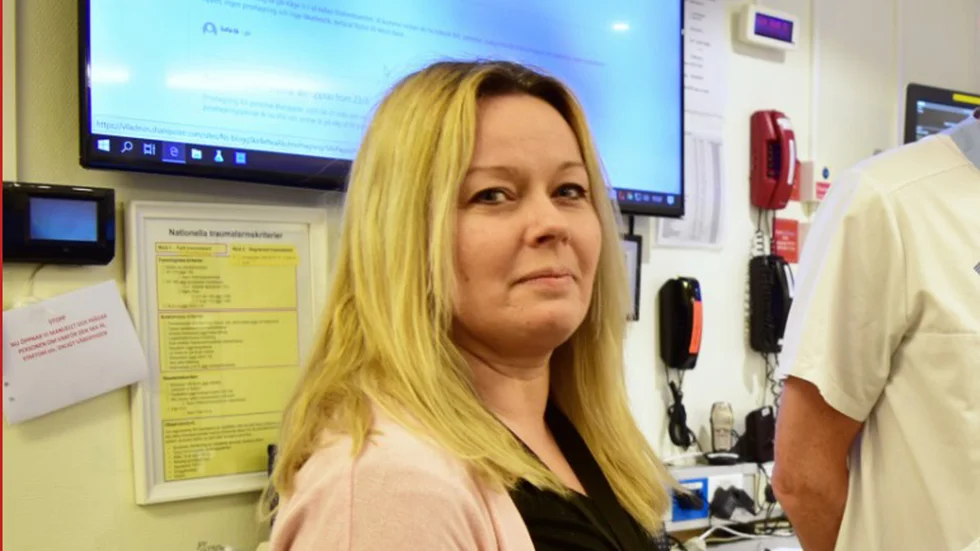 Karin Paulander, avdelningschef vid Skellefteå lasarett.