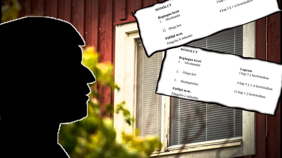Vår kartläggning visar att den man som sitter anhållen misstänkt för mord tidigare har dömts för våldsbrottslighet mot det kvinnliga offret.