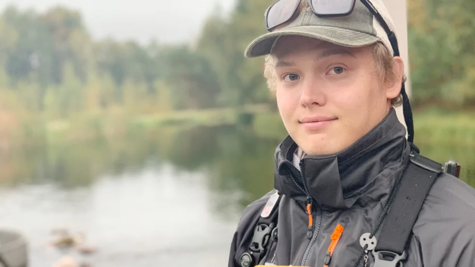 Erik Karlsson ser fram emot sitt första seniora världsmästerskap i flugfiske.