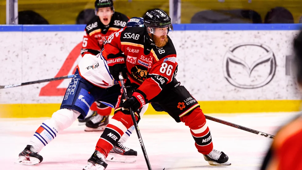 Linus Klasen blev matchvinnare mot Växjö Lakers.