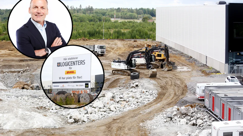 "Vi bygger ut vår redan stora lagerbyggnad på 36 000 kvadratmeter med 15 000 extra för att ha lokaler redo när det finns behov", säger Matthias Kettelhoit, chef på Logicenters.