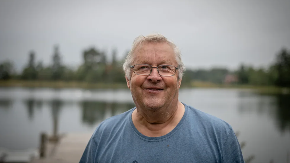 Börje Eriksson är ordförande i hembygdsföreningen. "Många har uppskattat det här, det känns jätteroligt att få positiva reaktioner".