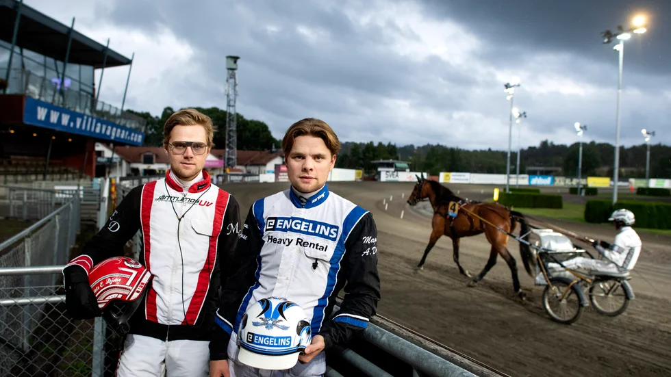 Travkuskarna och bröderna Mats E och Magnus A Djuse.