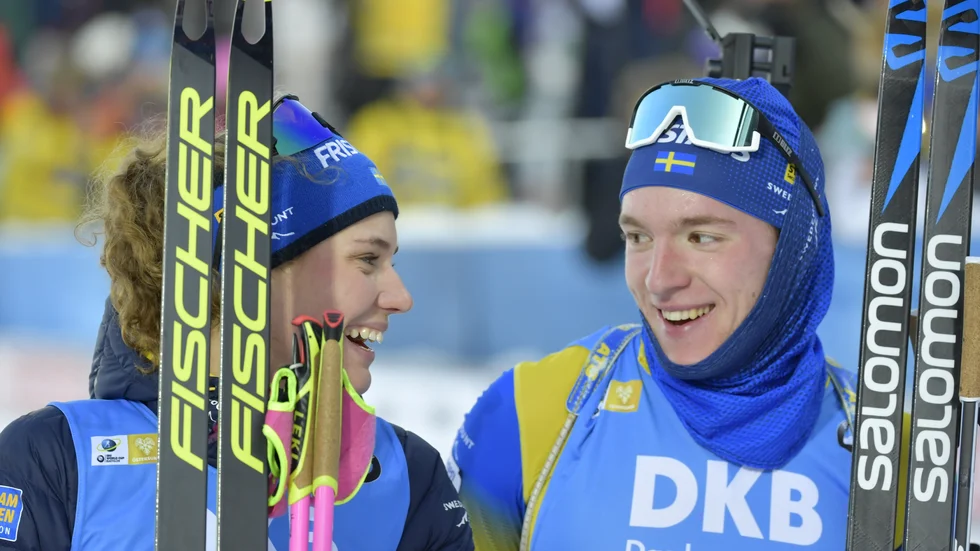 Hanna Öberg och Sebastian Samuelsson. Arkivbild.