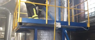 Brand utbröt i industribyggnad i Bureå: "Kraftig rökutveckling"