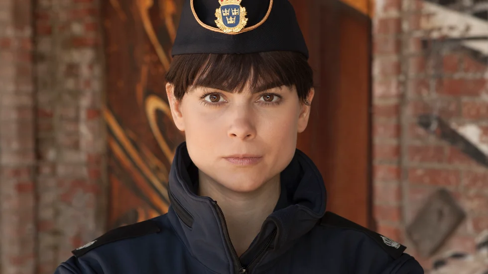 Karin Franz Körlof gör rollen som Katarina Huss, dotter till Irene Huss. Pressbild.