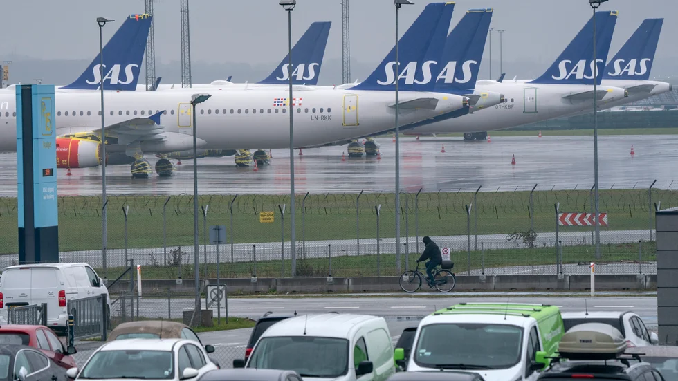 Antalet passagerare på Danmarks flygplats Copenhagen Airport har minskat drastiskt. Arkivbild.