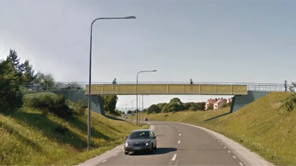 En bro över Färjeleden ska binda samman den nya stadsdelen Visborg med övriga Visby. Nu verkar frågan mest handla om vilka som ska ha råd att bygga den nya stadsdelen.