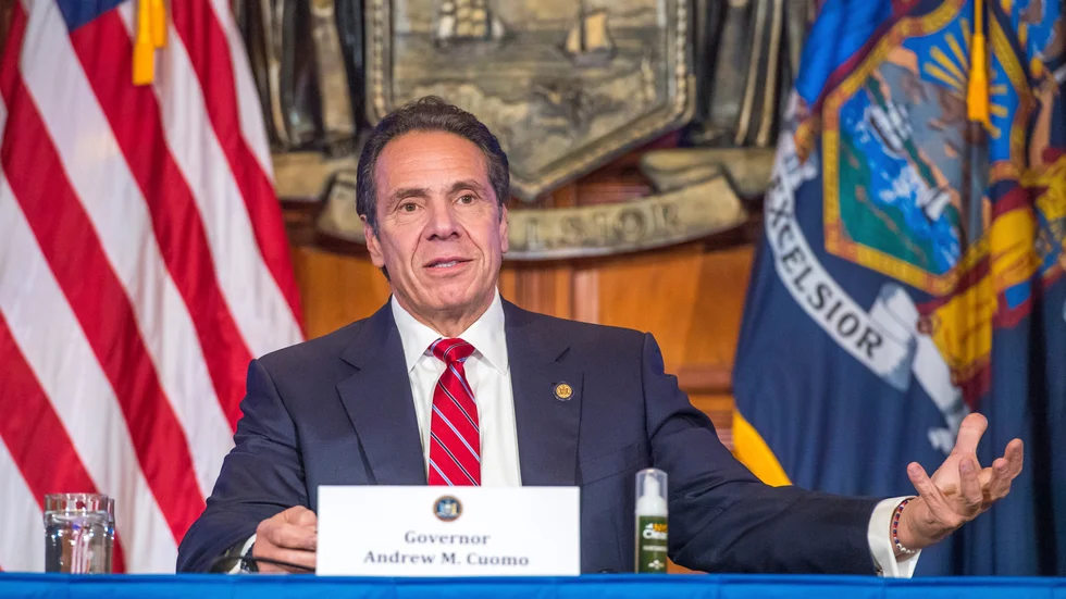 Andrew Cuomo får en Emmy för sina tv-framträdanden. Arkivbild.
