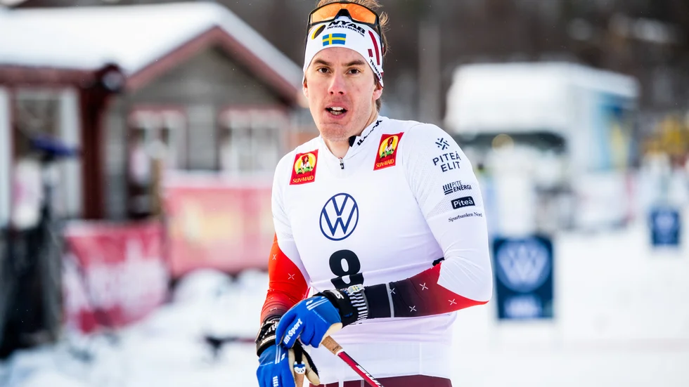 Johan Häggström hade en motig dag i det svårvallade föret när sprinten i Bruksvallarna avgjordes under lördagen.