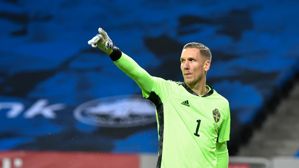 Robin Olsen och Sverige degraderades i Nations League. Nu tar landslaget nya tag – och siktar uppåt och mot nya framgångar. Arkivbild.