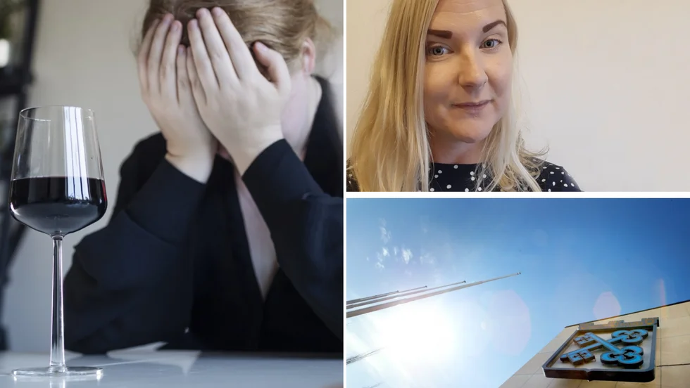 Tina Bernstav (i högra hörnet) jobbar som rådgivare på RoS-mottagningen i Luleå.