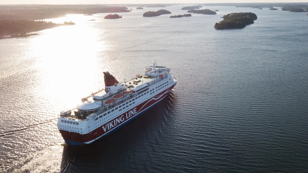 Passagerarfärjan M/S Amorella från Viking Line.