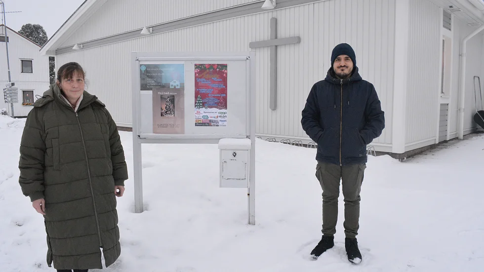 Monika Vogt och Miguel Lara berättar att responsen har varit bra, både från sponsorer och andra Norsjöbor.