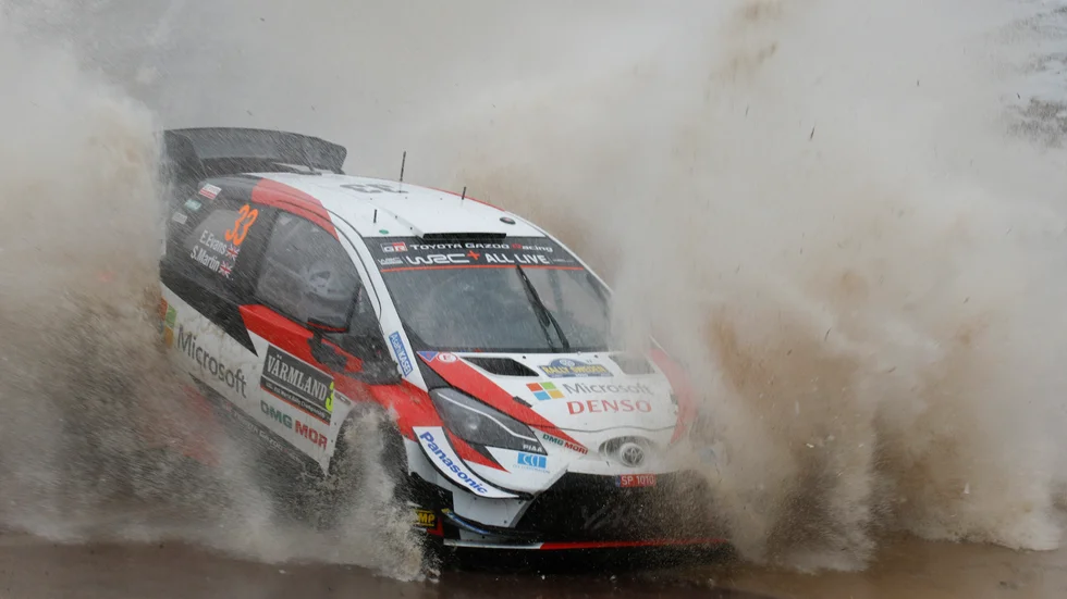 Vinnaren i årets Rally Sweden, Elfyn Evans.