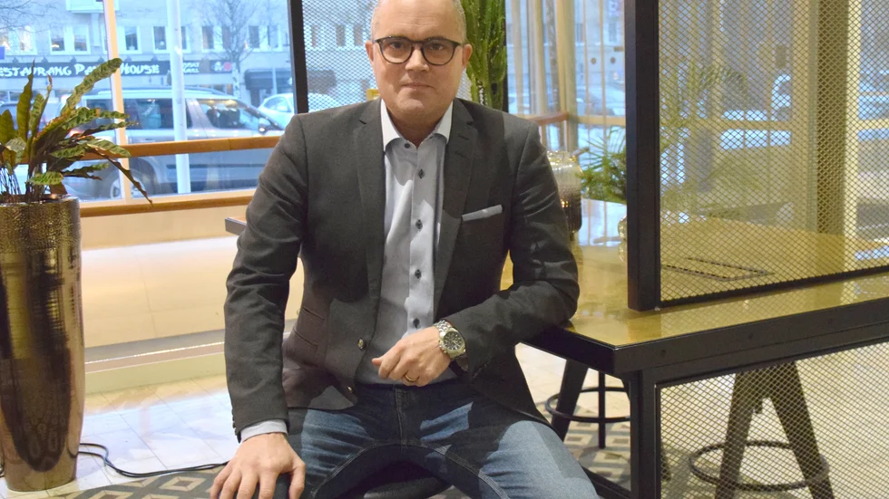 Michael Renberg, Skellefteå, pekar bland annat på att negativ stress påverkar företagens produktion kraftigt.