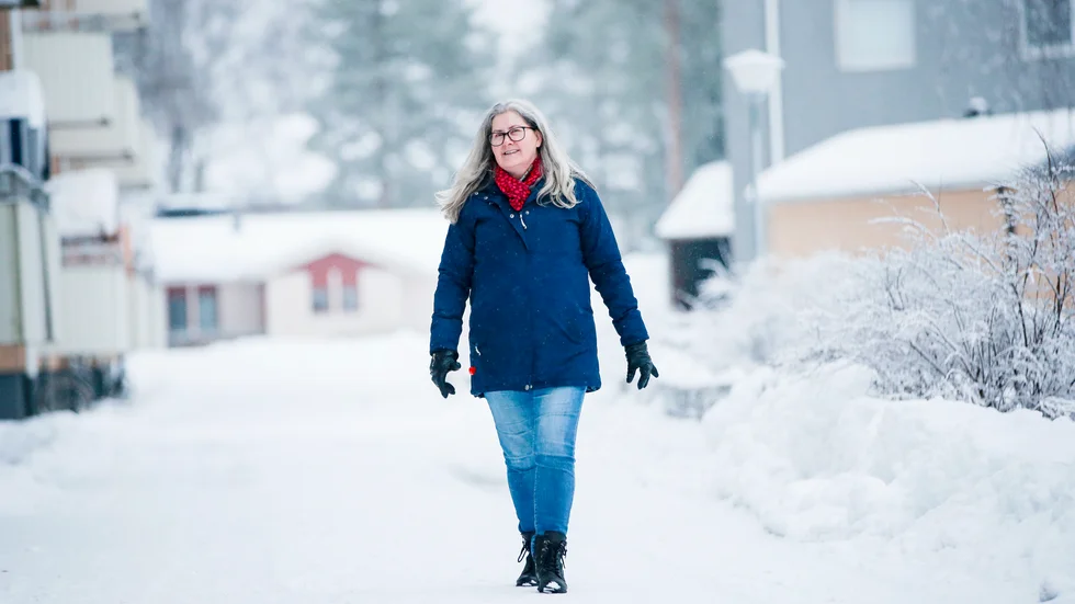 Gunilla Nilsson bor i Boden sedan 1990, men känner sig som evig Kirunabo. "Det finns i ens hjärta." 