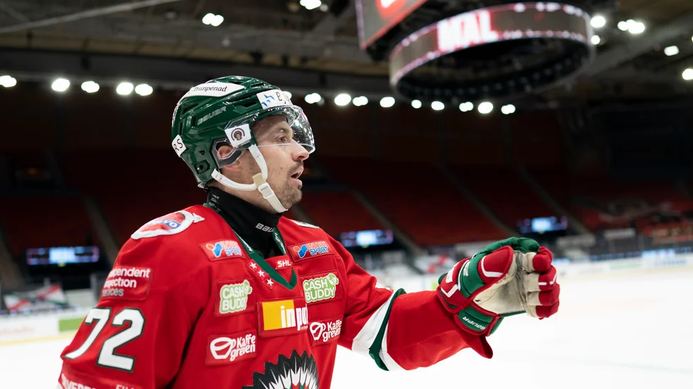 Patrik Carlsson gjorde sitt tionde mål för säsongen. Arkivbild.