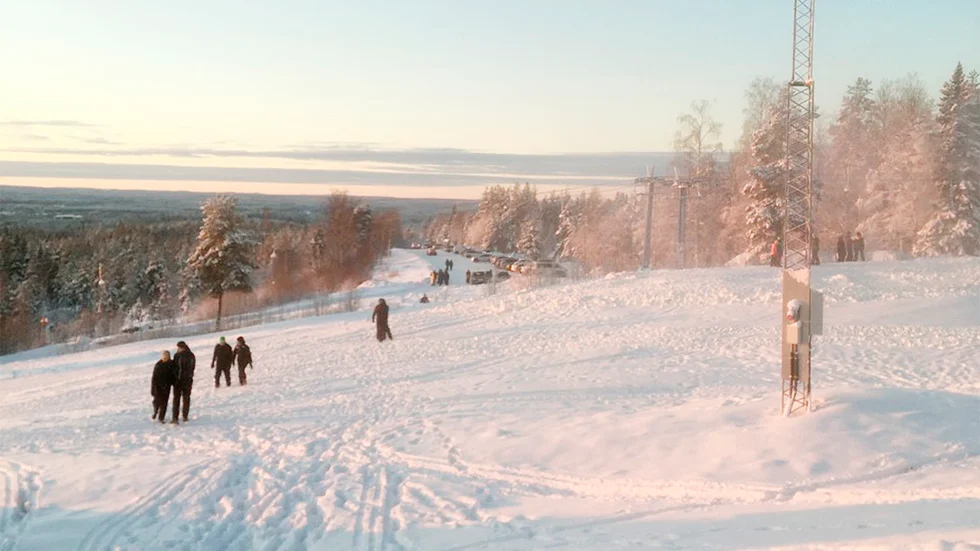 Vinter på Vitberget.