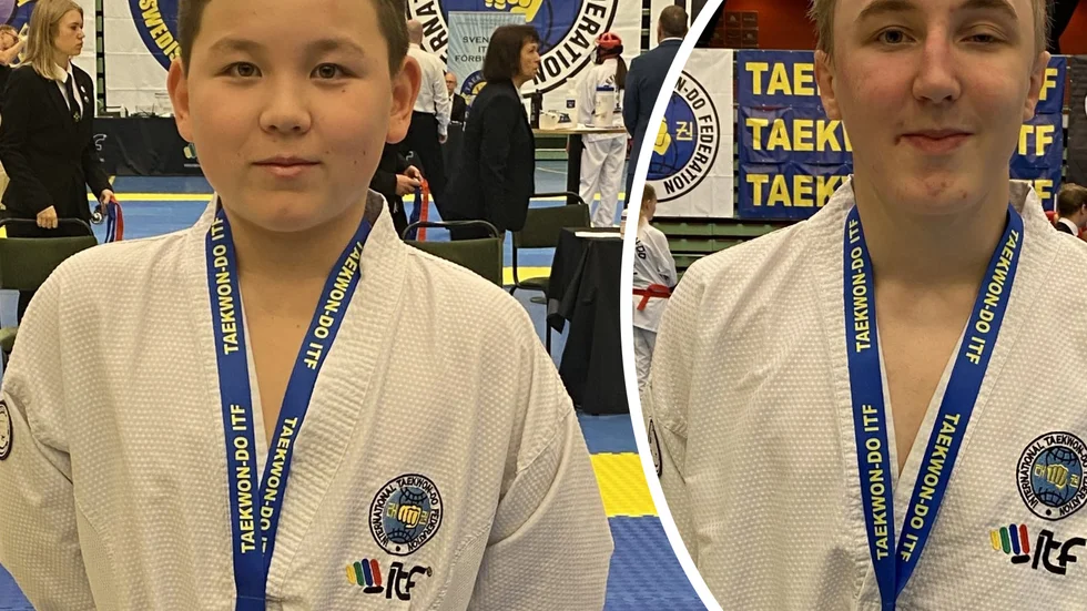 William Persson och Alexander Lillemets plockade medaljer i Skövde.
