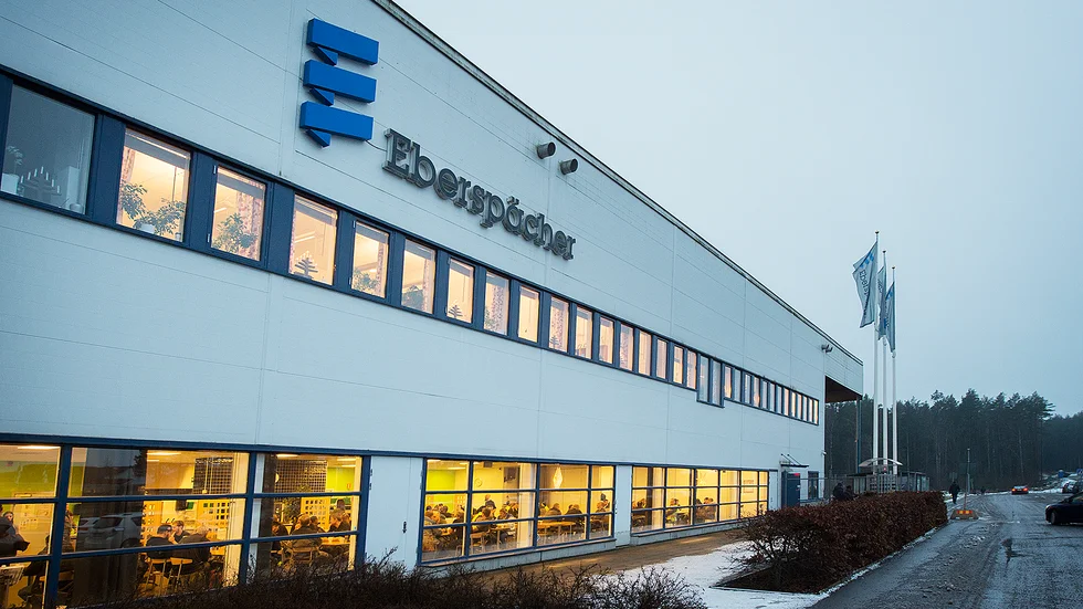 Eberspächer varslar 60 anställda om uppsägning på fabriken i Nyköping