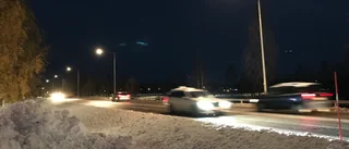 Blixthalka råder i Piteåområdet      