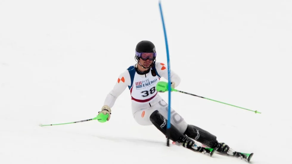 VINNARE. Jesper ASK vann i Lyckseles FIS-tävling.