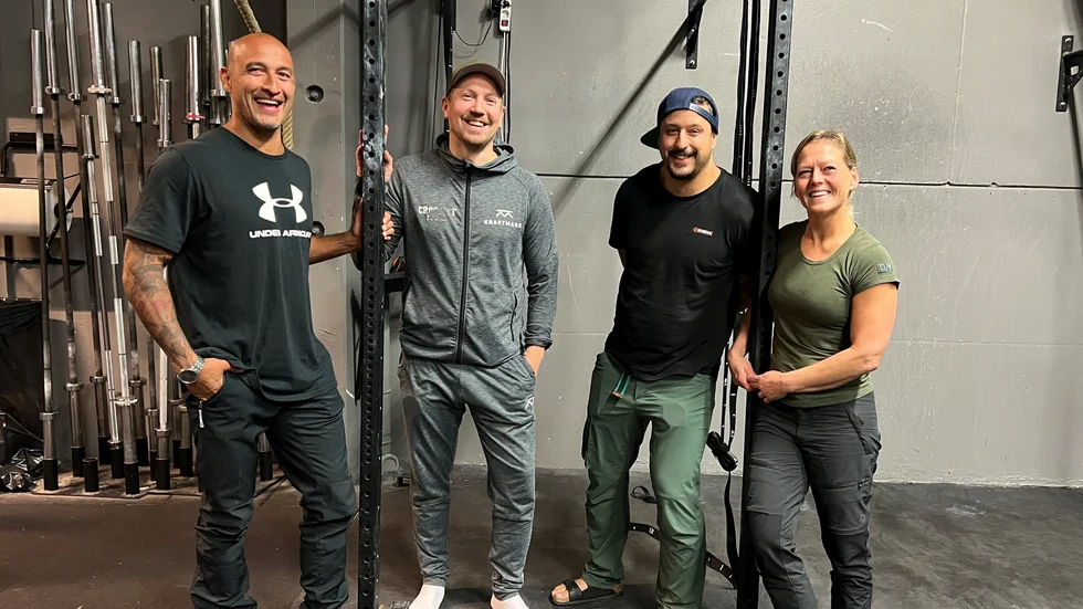 Jimmie Karlsson, Oscar Nilsson, Johan Sharma och Helena Lundström är de nya ägarna av Crossfit Boden.
