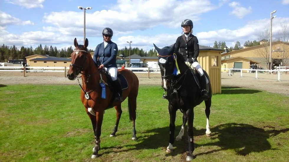 Piteås Marie Viklund tog guld och Anna Nilsson silver i 130-klassen.