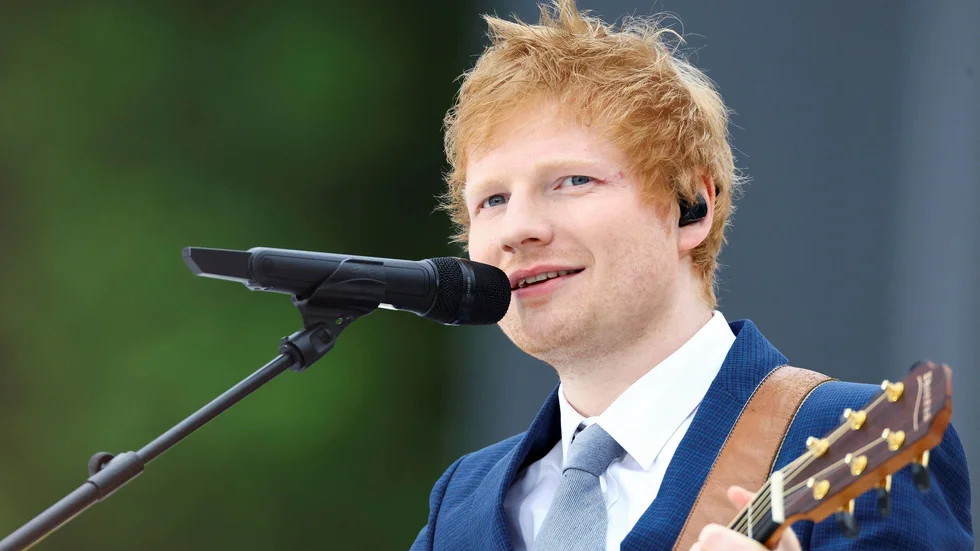 Artisten Ed Sheeran överraskade Ipswich med att uppträda. Arkivbild.
