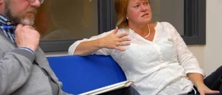 Ulla Andersson (V) mötte partikamrater