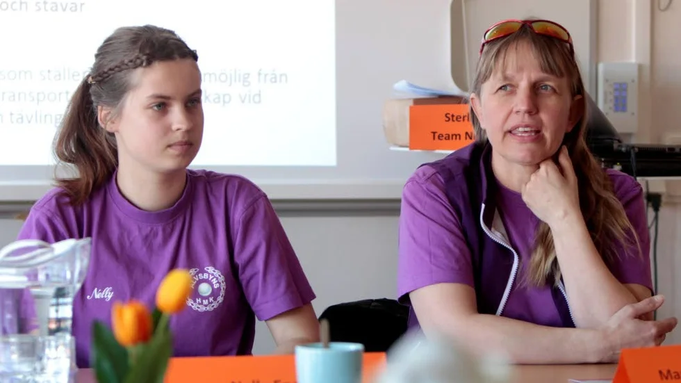 COACH. Ledaren Marianne Kortesoja (till höger) är nominerad till pris på Svenska Parasportgalan. (Arkivbild)