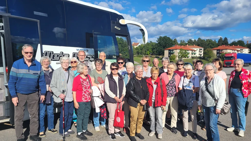 Dags för bussutflykt för PRO i Finspång - men bara i centrala Finspång!