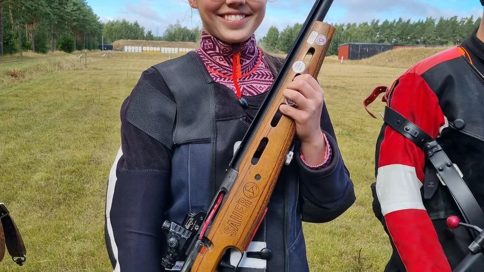 Piteåskytten Anna Grönlund tog två guld under junior-SM.