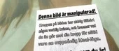 Sabotage mot H&M-affischer