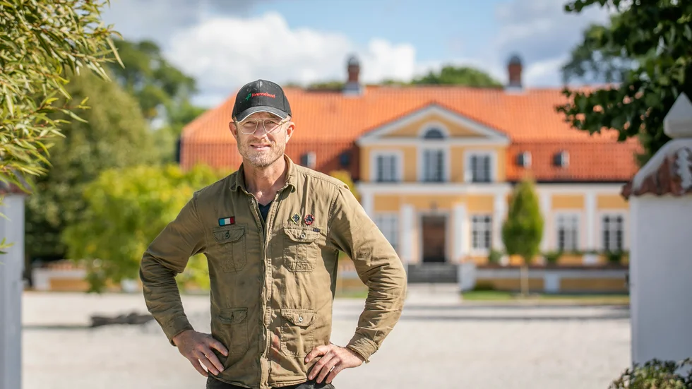 Skäggs gård var en av storodlarna under hampans storhetstid på 1950-talet. Jacob von Corswant tror på en renässans. ”Den här gången finns det en marknad och vi har kapital.”
