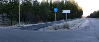 Planer på cykelväg från Norrfjärden