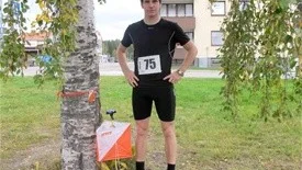 Adrian Bergström, Älvsby IF OK, deltar i en öppen klass och är med i toppen. (Arkivbild) ?