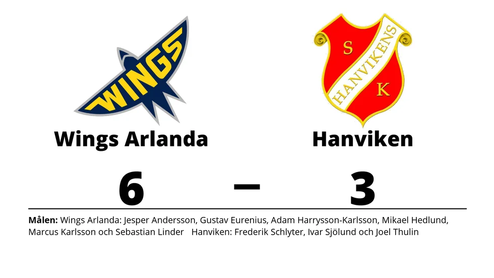 Wings HC Arlanda vann mot Hanvikens SK