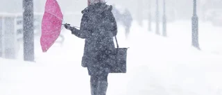 Blåsigt och snöigt nyår