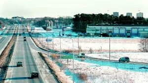 Hitåt, på Ingelsta bortom Maxi, ska externhandeln få expandera.
FOTO: ANITA KJELLBERG