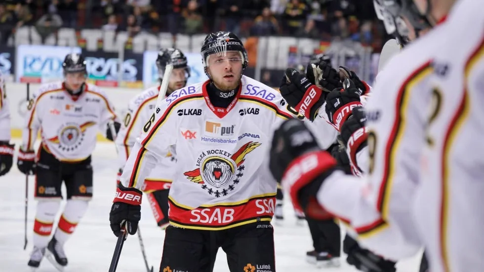 MÅL. Robin Kovacs blev Luleå Hockeys matchvinnare mot Brynäs.