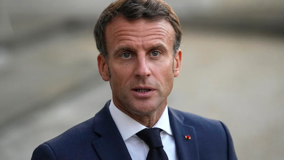 Frankrikes president Emmanuel Macron. Arkivbild.