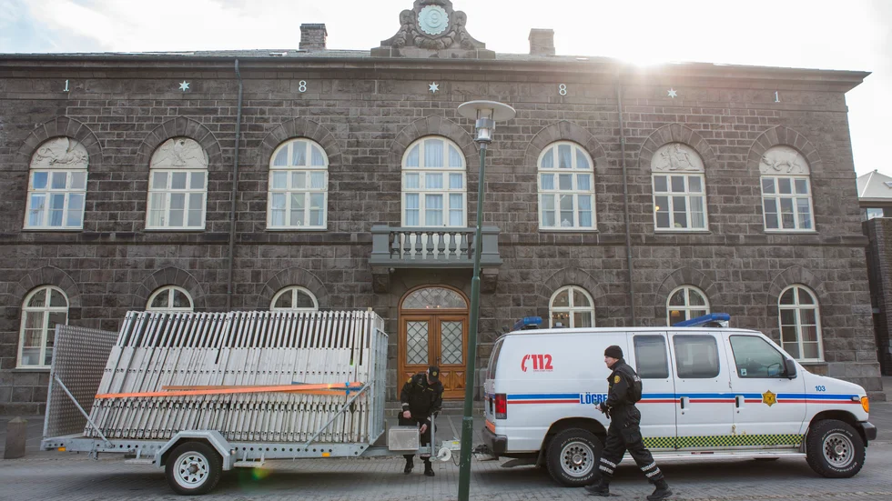 Alltinget i Reykjavik, Island, kan ha varit ett mål för en planerad terrorattack. Arkivbild.