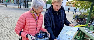 Cyklister fick hjälp under Mobilitetsveckan