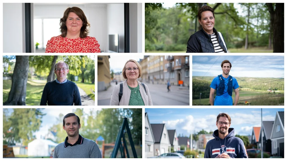 Kaisa Karro (S), Marie Morell (M), Per Larsson (KD), Kerstin Sjöberg (C), Alexander Höglund (L), Richard Svensson (SD), Emil Broberg (V), Region Östergötland